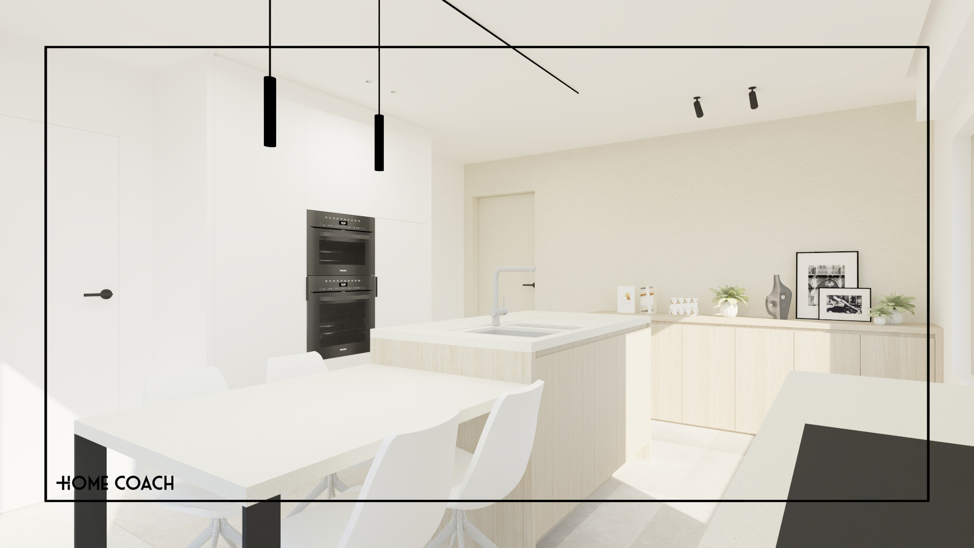 Renovatie benedenverdieping - Oostnieuwkerke 3D visualisate 6