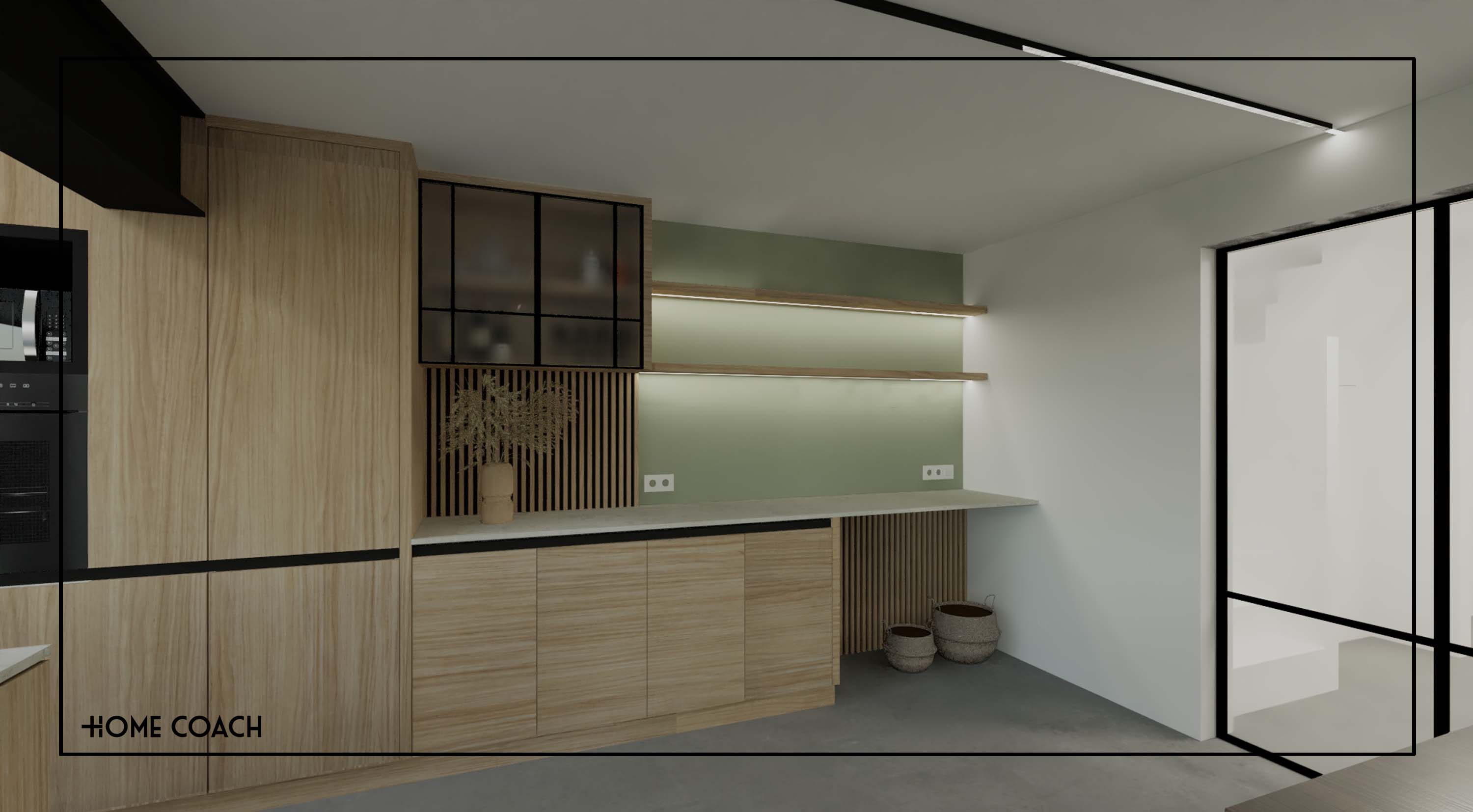 Totaalrenovatie woning - Harelbeke 3D visualisate 5