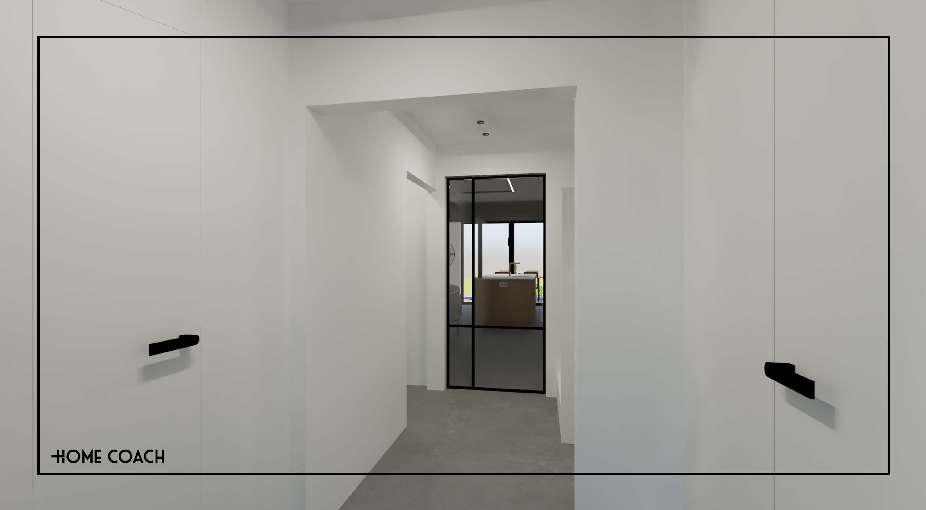 Totaalrenovatie woning - Harelbeke 3D visualisate 9