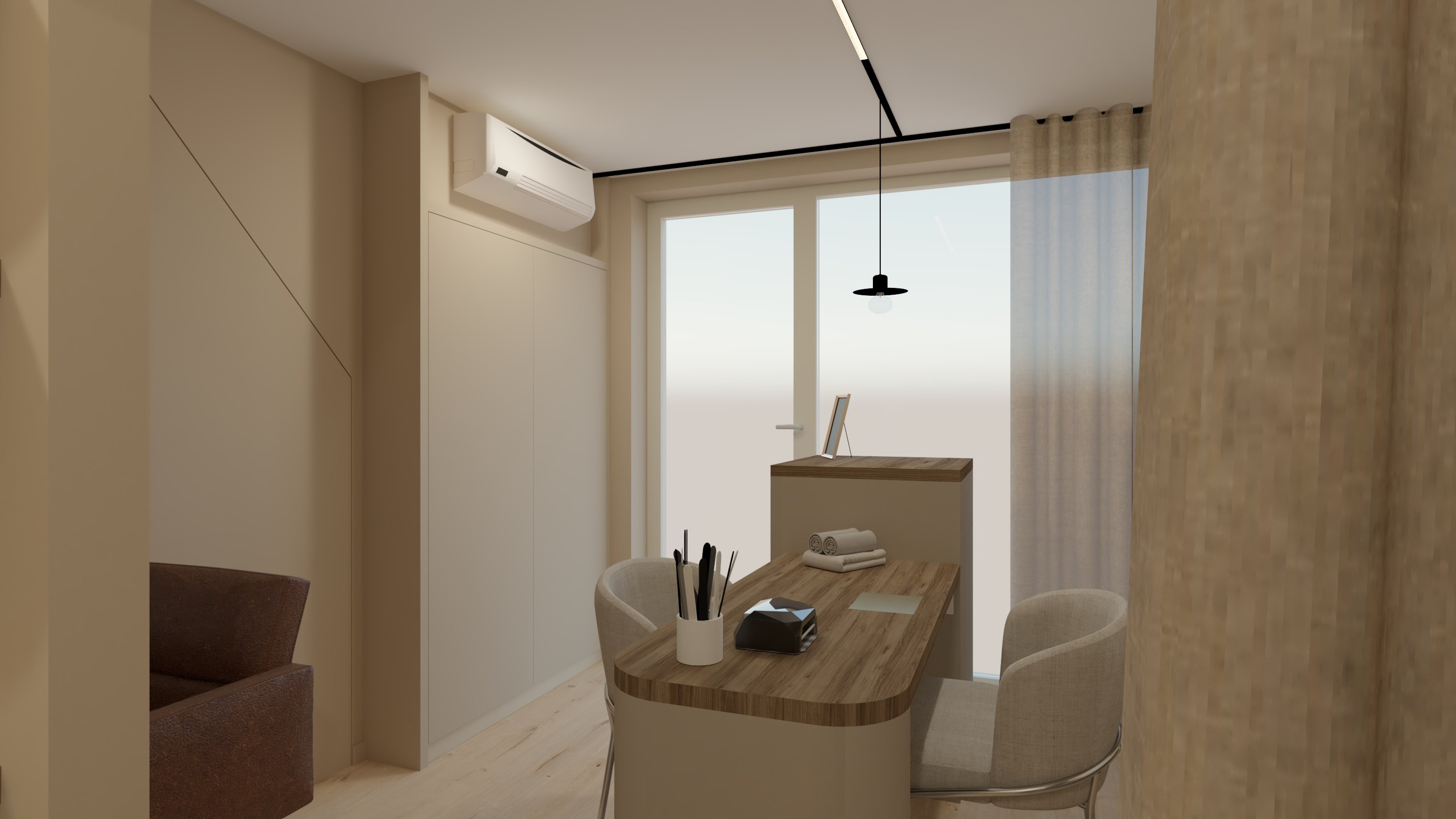 Schoonheidssalon - Ardooie 3D visualisate 1