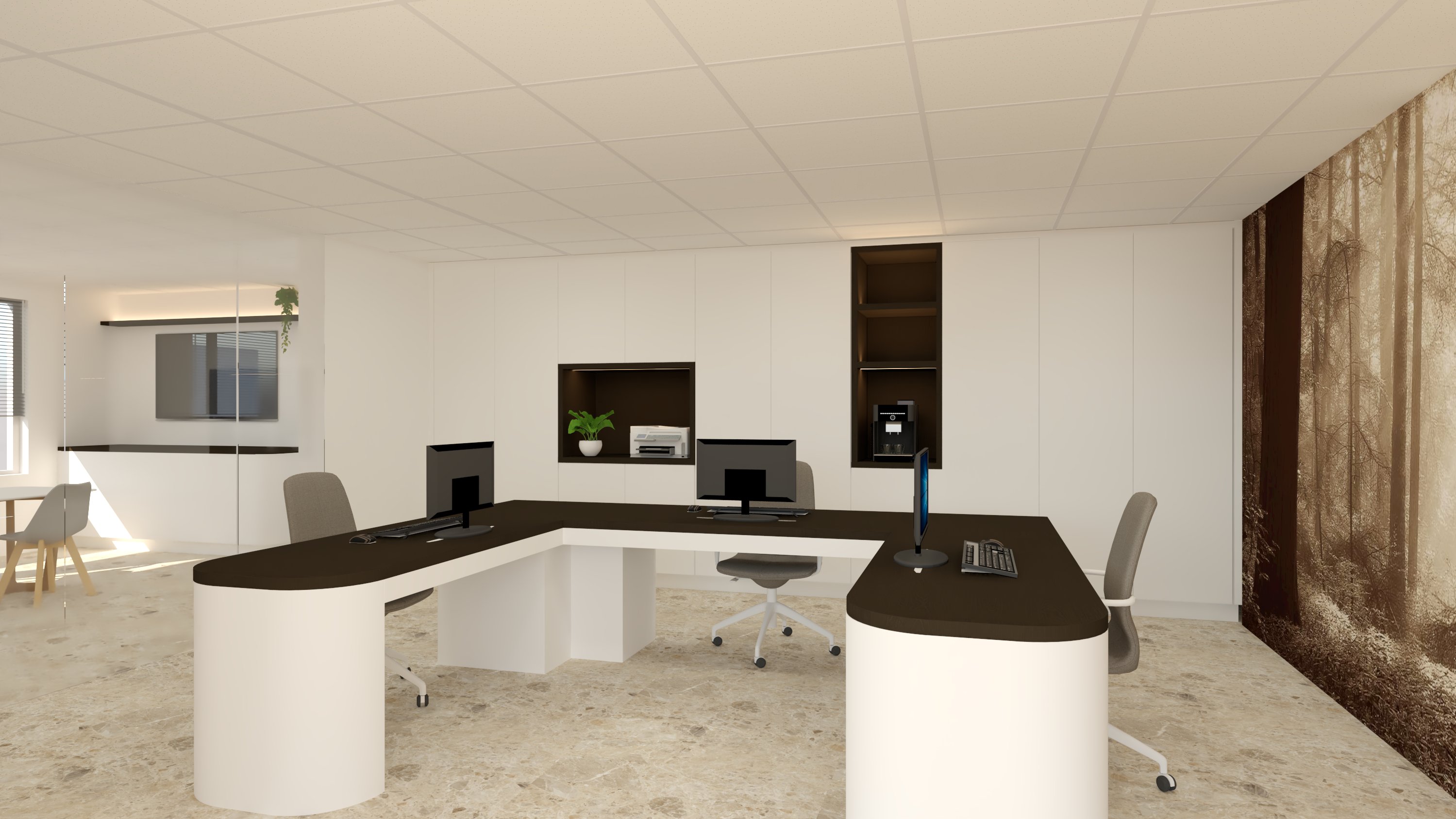 Maatwerk bureau - Staden 3D visualisate 1