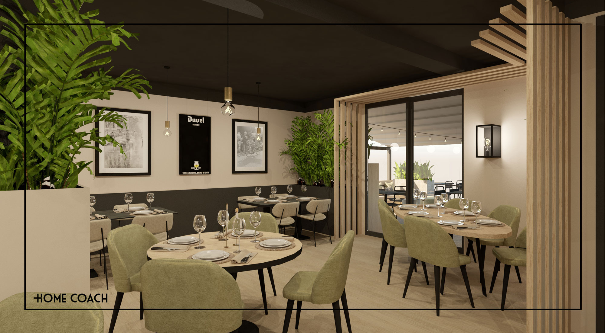 Restaurant 'Suurplas' - Roeselare 3D visualisate 3