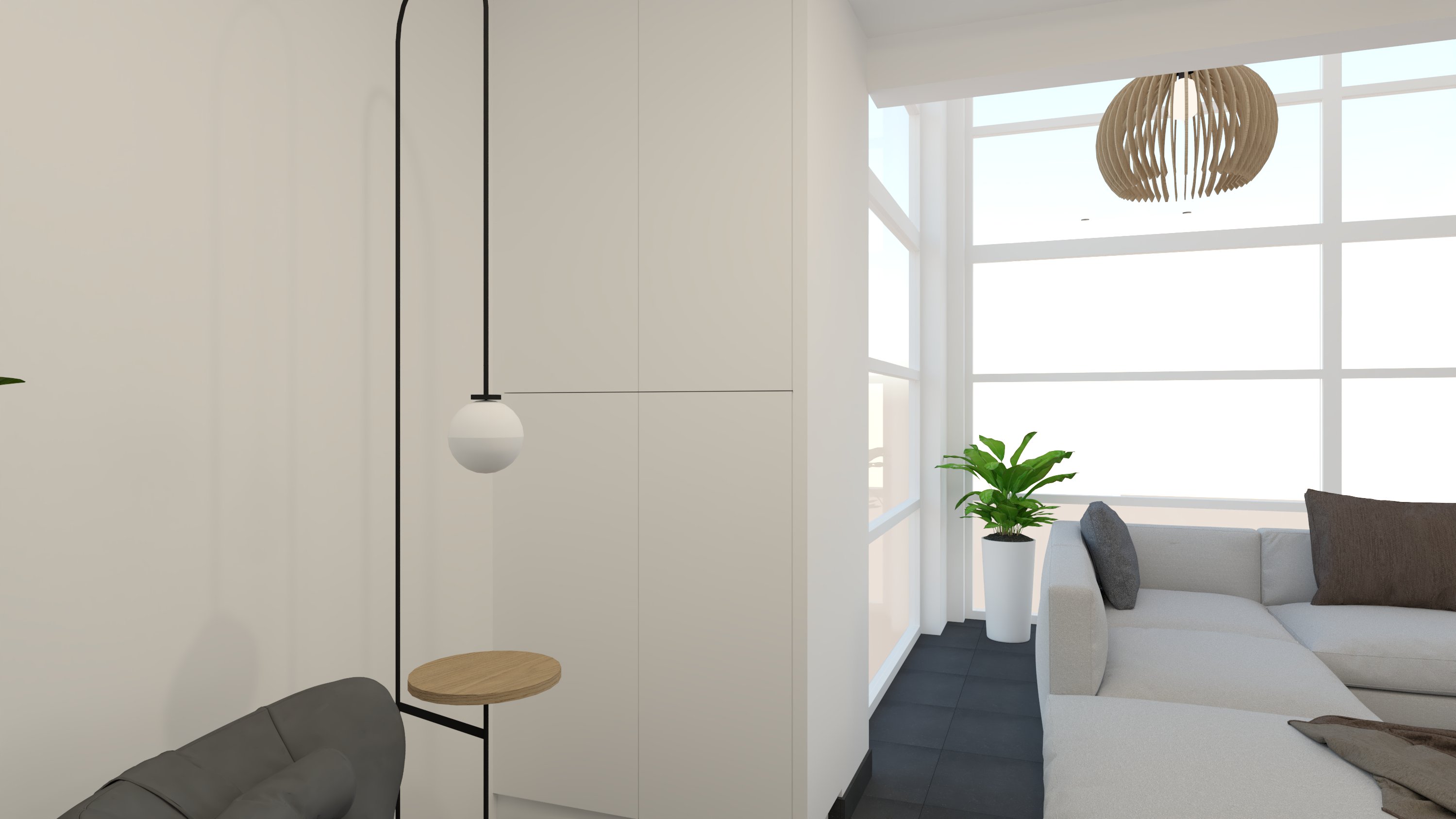 Maatwerk living - Roeselare 3D visualisate 1