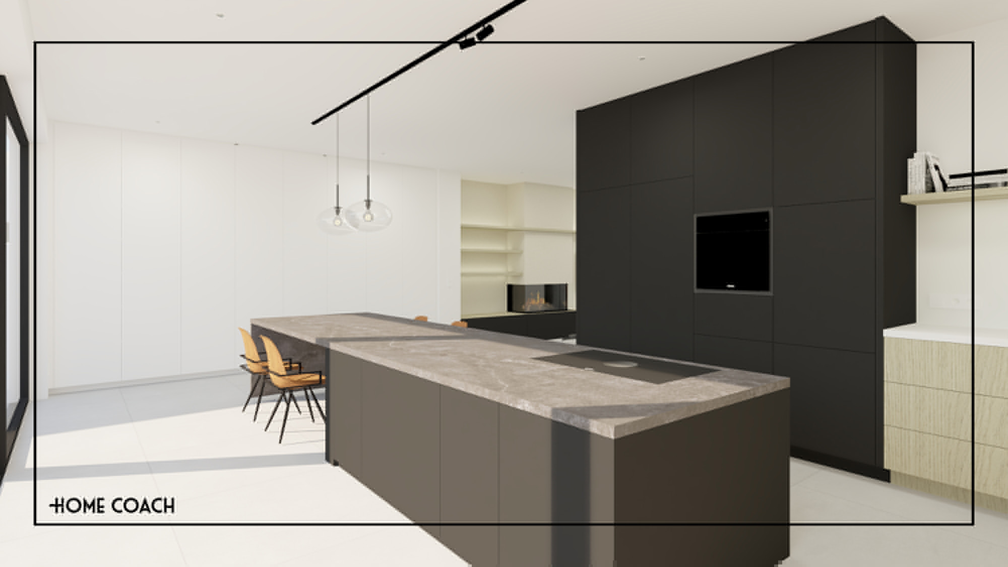 Totaalrenovatie woning - Wevelgem 3D visualisate 8