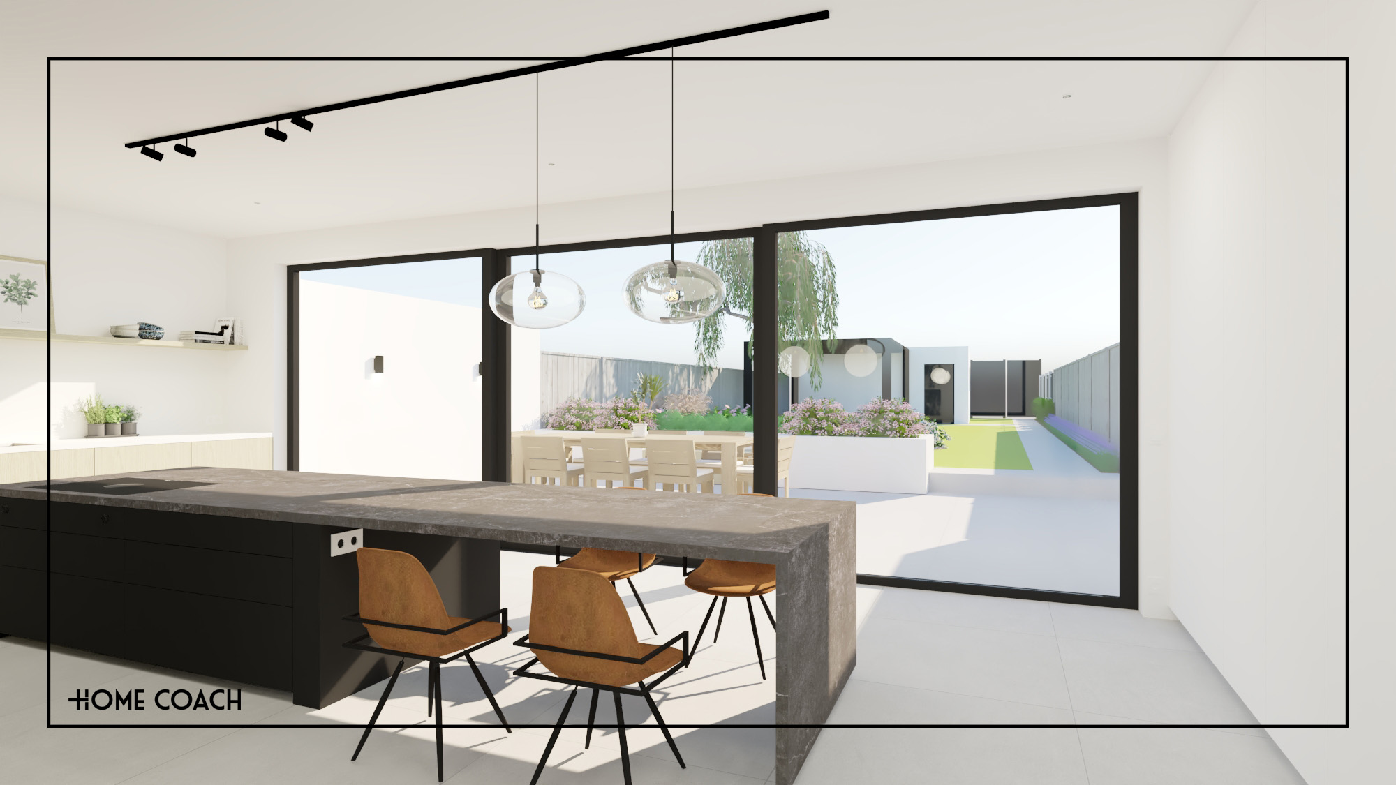 Totaalrenovatie woning - Wevelgem 3D visualisate 10