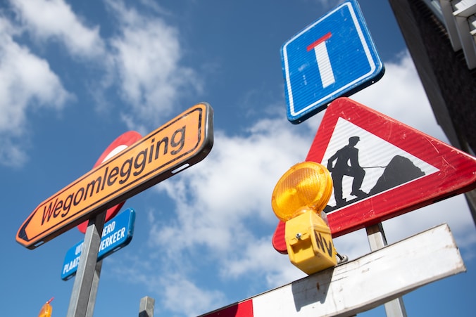 Wegenwerken Oostnieuwkerksestwg.